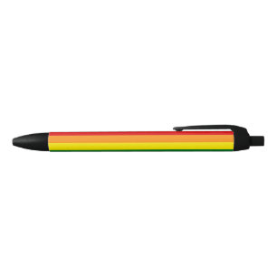 レインボー(LGBT)国旗 黒ボールペン