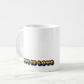 レインボー LGBTQ マグカップ 愛は愛 (正面左)