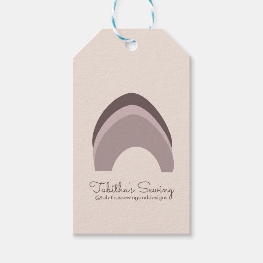 レインボーCブティックアパレルサイズプライスつるラベル ギフトタグ (正面)