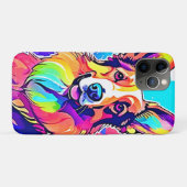 レインボーCorgi:アポップ・アートのートパピー・ジョイ Case-Mate iPhoneケース (裏面(横))