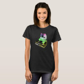 レインボーDj猫の爪とぎ Tシャツ (正面フル)