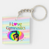 レインボーI体操キーチェーンが大好き キーホルダー (裏面)