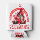 レインボーI衣服レッドストローク認識度格言 缶クーラー (裏面)