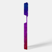 レインボーin象スキンレザーオプション，レインドロップ iPhoneケース (右側面)