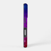 レインボーin象スキンレザーオプション，レインドロップ iPhoneケース (右側面)