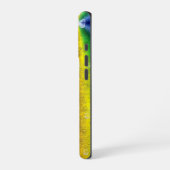 レインボーin象スキンレザーオプション，レインドロップ iPhoneケース (左側面)