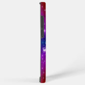 レインボーin象スキンレザーオプション，レインドロップ samsung galaxyケース (右側面)