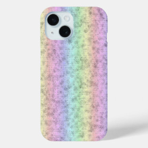 レインボーin象スキンレザーオプション iPhone 15ケース