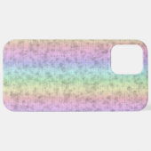 レインボーin象スキンレザーオプション iPhoneケース (裏面横)