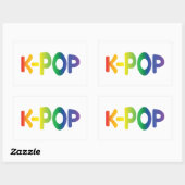 レインボーK-Pop Ver 2 ステッカー (シート)