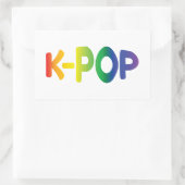 レインボーK-Pop Ver 2 ステッカー (バッグ)