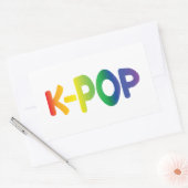 レインボーK-Pop Ver 2 ステッカー (封筒)
