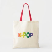 レインボーK-Pop Ver 2 トートバッグ (正面)