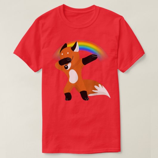 レインボーLGBTのダビング Tシャツ (デザイン正面)