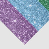 レインボーLGBTグリッターデクページ 薄葉紙 (詳細)