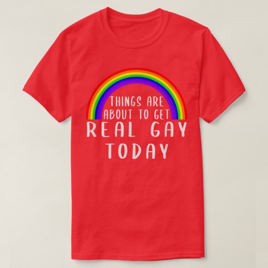 レインボーLGBTゲイのプライド月  Tシャツ (デザイン正面)
