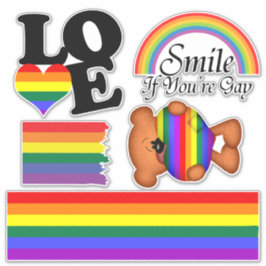 レインボーLGBTゲイプライドコレクション シール