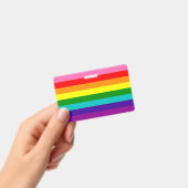 レインボーLGBTゲイ国旗のバッジ バッジ (手持ち)