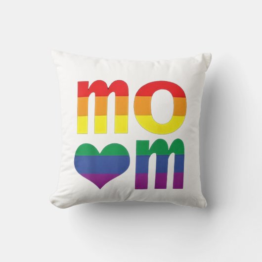 レインボーLGBTプライド月母の日LGBT クッション (正面)