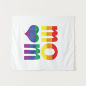 レインボーLGBTプライド月母の日LGBT タペストリー (正面(横))