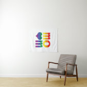 レインボーLGBTプライド月母の日LGBT タペストリー (インサイチュ(横))