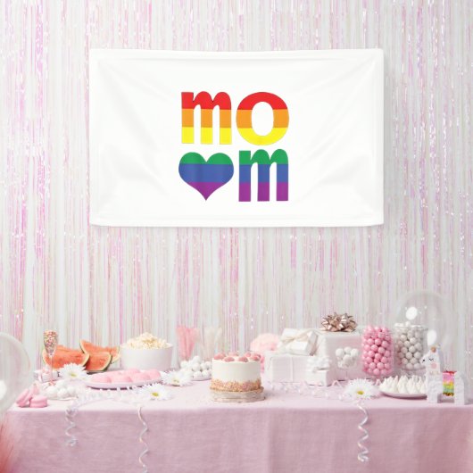 レインボーLGBTプライド月母の日LGBT 横断幕 (パーティー)