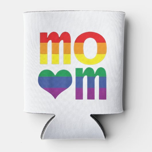 レインボーLGBTプライド月母の日LGBT 缶クーラー (正面)
