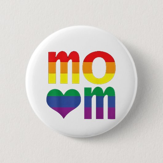 レインボーLGBTプライド月母の日LGBT 缶バッジ (正面)