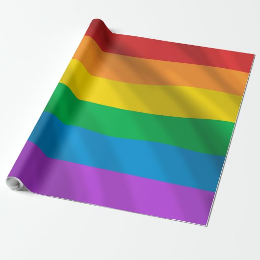 レインボーLGBT国旗 ラッピングペーパー (アンロールド)
