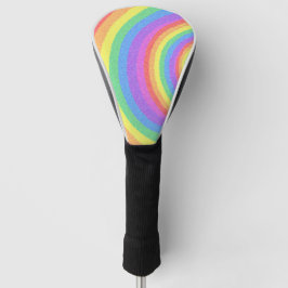 レインボーLGBTQゴルフヘッドカバー パターンデザイン ゴルフヘッドカバー