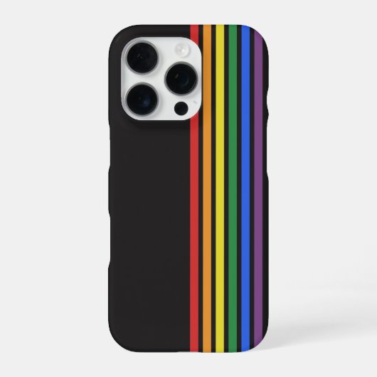 レインボーLGBTQフラッグ iPhoneケース (裏面)