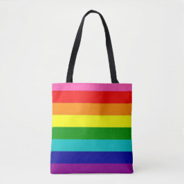 レインボーLGBTQプライドカラフルギフト トートバッグ