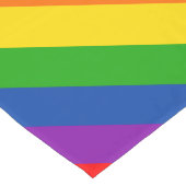 レインボーLGBTQ+プライド国旗、ゲイプライドカラー ショートテーブルランナー (コーナー)