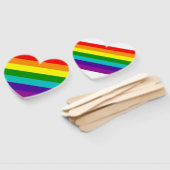 レインボーLGBTQIA+ ハンドファン (組立なし)