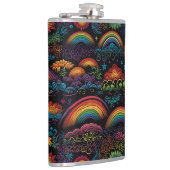 レインボーLGBYQデザイン フラスク (右)