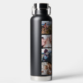 レインボー'LOVE YOU DADDY'フォトコラージュキープサケ ウォーターボトル (正面)