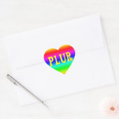 レインボーPLUR ハートシール (封筒)