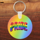 レインボーPRIDE LGBTQIA+コミュニティ キーホルダー (正面)