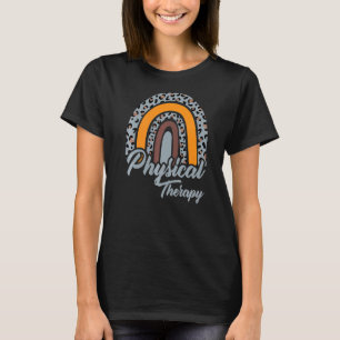 レインボーPT PTAセラピー物理セラピスト Tシャツ