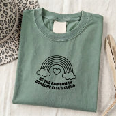 レインボーSVG子供部屋壁画グラフィックTシャツ Tシャツ