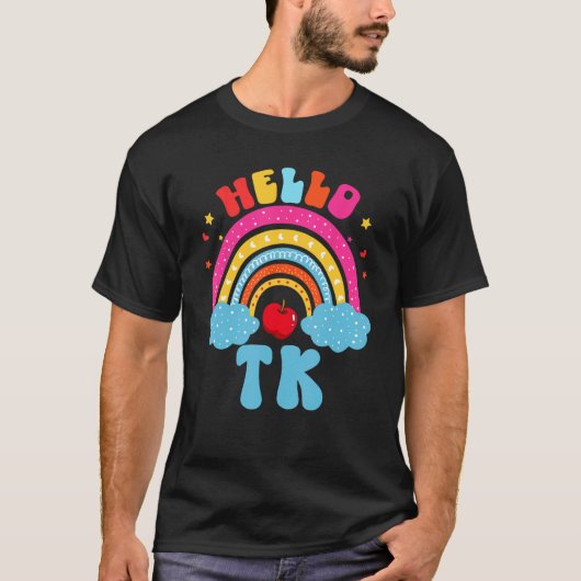レインボーTK先生移行幼稚園バック Tシャツ (正面)