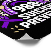 レインボーYou問題988自殺防止アワレネ ポスター (角)