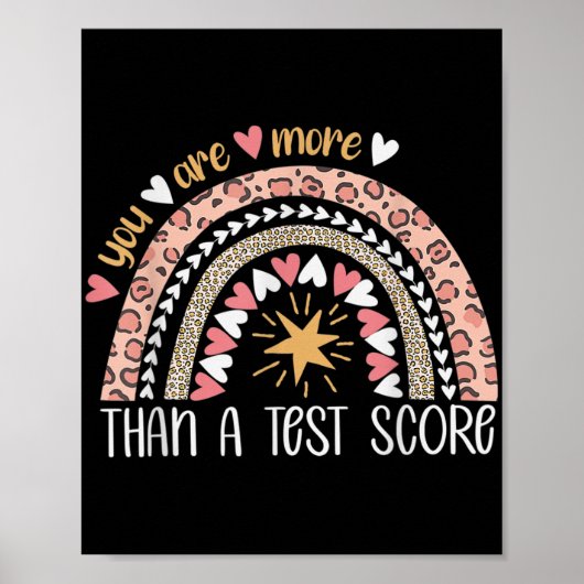 レインボーYou More More A Test Score Test Day ポスター (正面)