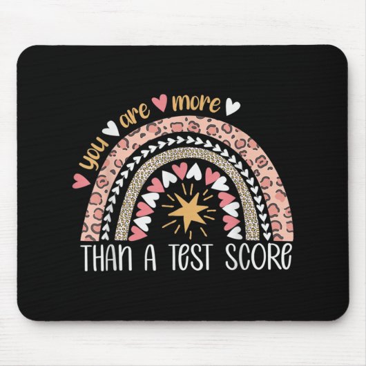 レインボーYou More More A Test Score Test Day マウスパッド (正面)