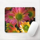 レインマウスパッドの明るい黄色とピンクのタム マウスパッド (マウス)