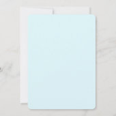 レインマーメイドお洒落タコ星誕生日 セーブザデート (裏面)