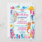 レインマーメイドお洒落タコ星誕生日 セーブザデート (正面)