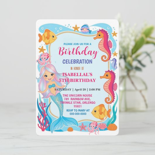 レインマーメイドお洒落タコ星誕生日 セーブザデート (スタンド正面)