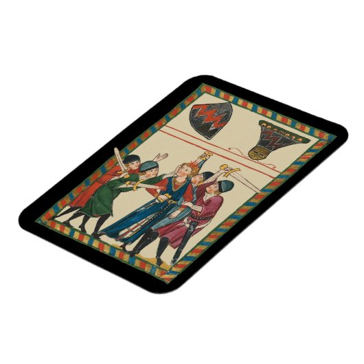 レインマー・フォン・ブレンネンバーグ中世美術の死 マグネット (左側)