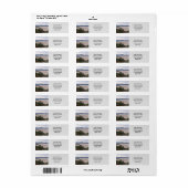 レインモレカムベイ差出人住所ラベル ラベル (フルシート)